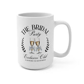 Bridal Party Mug - Perfect Gift for Wedding Showers, Bachelorette Parties, Personalized Drinkware for Celebrations, Keepsake for Bridesmaids